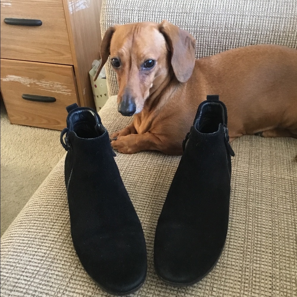Vince Camuto Black Suede Booties